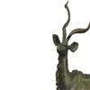 Image 3 : Elk Buck Stag Deer Bronze Sculpture on Marble Base Statue