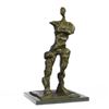 Image 2 : Stuck Big Man Walking Bronze Sculpture