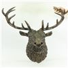Image 1 : Elk Head Bust Bronze Stag Sculpture