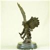 Image 6 : Eagle Bronze Sculpture on Marble Base Figurine