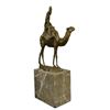Image 2 : Arab Man Riding Camel Bronze Sculpture