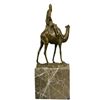 Image 3 : Arab Man Riding Camel Bronze Sculpture
