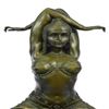 Image 2 : Handmade Lady Yoga Meditation Bronze Sculpture