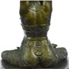 Image 3 : Handmade Lady Yoga Meditation Bronze Sculpture