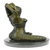Image 8 : Handmade Lady Yoga Meditation Bronze Sculpture