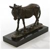 Image 1 : Cold Painted Animals Donkey Hot Cast Bronze Sculpture
