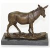 Image 7 : Cold Painted Animals Donkey Hot Cast Bronze Sculpture