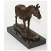 Image 8 : Cold Painted Animals Donkey Hot Cast Bronze Sculpture