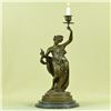 Image 1 : Truth Roman Goddess of Liberty Bronze Candle Holder Sculpture