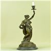 Image 6 : Truth Roman Goddess of Liberty Bronze Candle Holder Sculpture