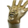 Image 7 : Abstract Hand With Face Bronze Statue