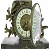 Image 5 : Art Deco French Maiden Mantle Clock Bronze Sculpture