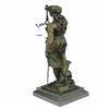 Image 6 : Lady Blind Justice Bronze Statue with Marble Base Sculpture