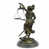 Image 2 : Lady Blind Justice Bronze Statue