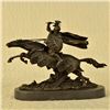 Image 1 : Japanese Samurai Warrior on Horse Bronze Statue