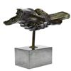 Image 5 : Modern Bronze Sculpture on Marble Base Figure