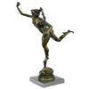 Image 9 : Museum Quality Ancient Roman Flying Mercury Bronze Figure