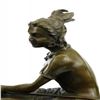 Image 6 : Indian American Native Bronze Statue