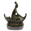 Image 7 : Indian American Native Bronze Statue