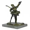 Image 1 : Ballerina Poised Dancer Bronze Sculpture