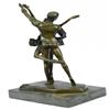 Image 4 : Ballerina Poised Dancer Bronze Sculpture