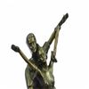 Image 6 : Ballerina Poised Dancer Bronze Sculpture
