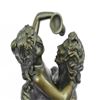 Image 6 : Nude Erotic Nymph with Satyr Bronze Sculpture on Marble Base Figurine