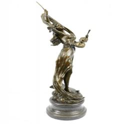 Lady Violinist Bronze Sculpture