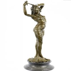 Nude Female Sexy Goddess Bronze Sculpture