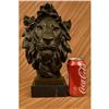Image 6 : Bust Male LionBronze Sculpture