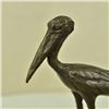 Image 2 : Stork Wildlife Bird Bronze Sculpture