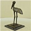 Image 6 : Stork Wildlife Bird Bronze Sculpture