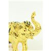 Image 5 : Gold Plexiglases Gold Color Elephant Figure