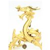 Image 6 : Gold Plexiglases Golden Dragon Wine Holder Sculpture