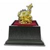Image 1 : Gold Plexiglases Genuine Silver Plated Dragon Sculpture
