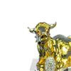 Image 2 : Gold Plexiglases Sitting Ox Statue