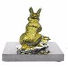Image 7 : Gold Plexiglases Bunny Sculpture