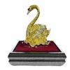 Image 1 : Gold Plexiglases Shaggy Sheep or Ram Sculpture