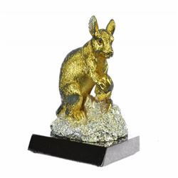 Gold Plexiglases Chinese Fengshui Statue