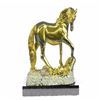Image 3 : Gold Plexiglases Male Stallion Sculpture