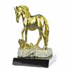 Image 9 : Gold Plexiglases Male Stallion Sculpture