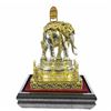 Image 4 : Gold Plexiglases African Elephant Sculpture Figure