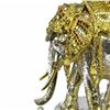 Image 9 : Gold Plexiglases African Elephant Sculpture Figure