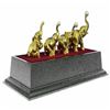 Image 6 : Gold Plexiglases African Elephants Statue