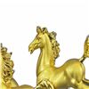 Image 6 : Gold Plexiglases Three Horses Sculpture