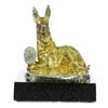 Image 1 : Gold Plexiglases Kind Chinese Zodiac Sculpture