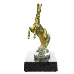 Gold Plexiglases Show Horse Sculpture
