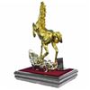 Image 4 : Gold Plexiglases Racing Horse Sculpture