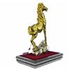 Image 5 : Gold Plexiglases Racing Horse Sculpture