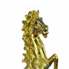 Image 6 : Gold Plexiglases Racing Horse Sculpture